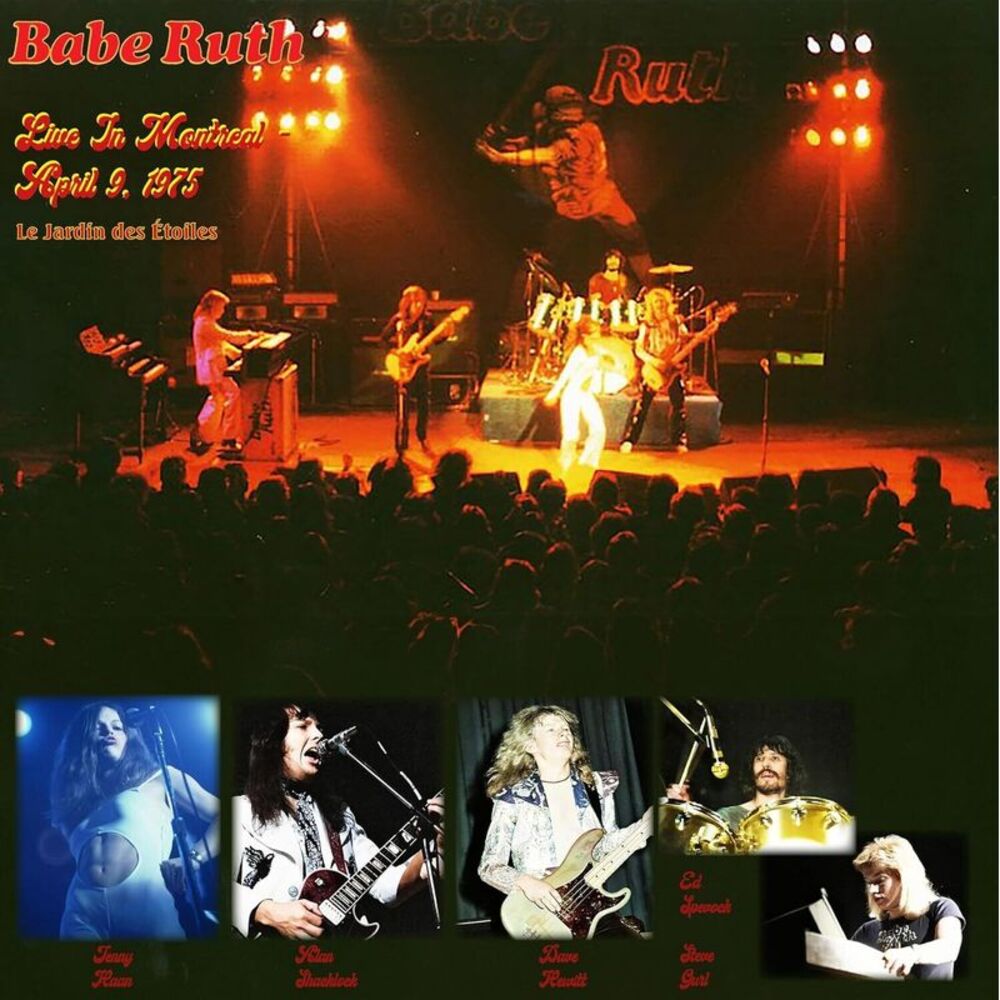 Babe Ruth - Live in Montreal April 9, 1975 - Red  LP LP